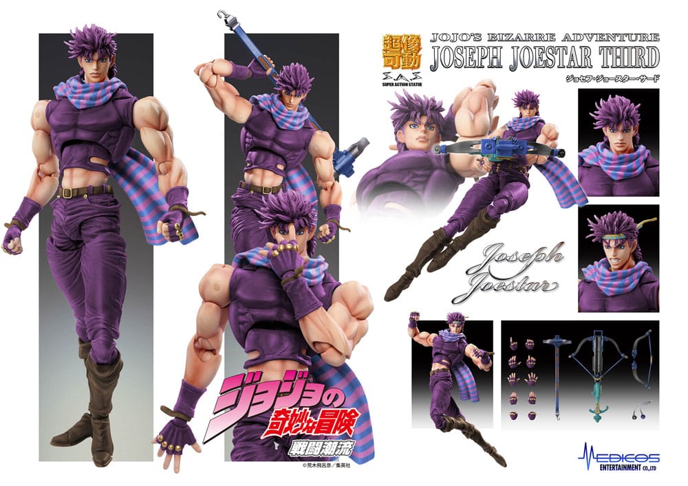 Super Action Statue Joseph Joestar Third (JoJo's Bizarre Adventure Part 2)