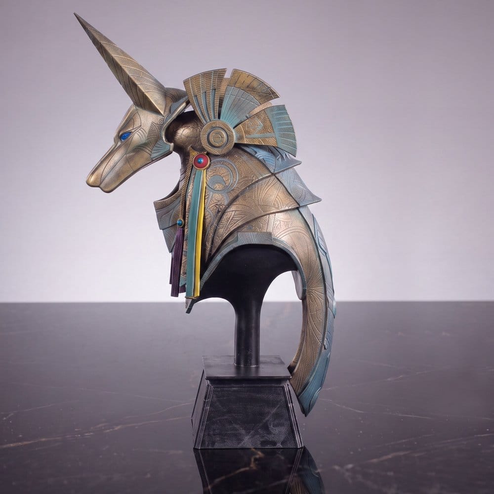 Stargate Desktop Replica Helmet Replica Jackal Guard Helmet Anubis 15 cm