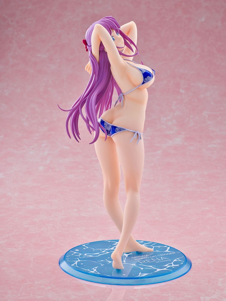 Grisaia Phantom Trigger PVC Statue 1/6 Rena Fukami Metallic Blue Ver. 28 cm