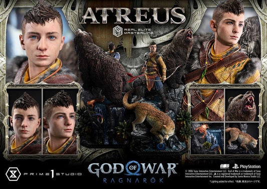 God of War: Ragnarok Real Elite Masterline Statue 1/3 Atreus 96 cm