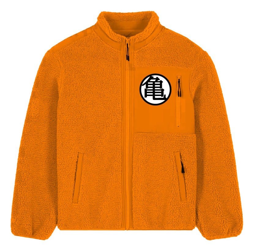 Dragon Ball Z Sherpa Jacket Goku Kanji Size XL