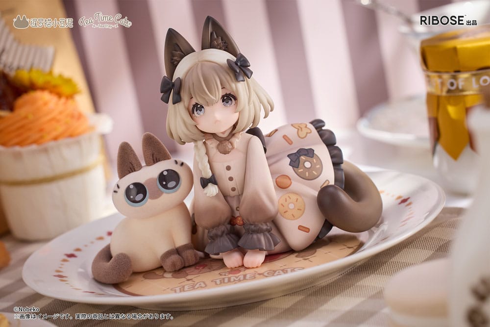 DLC Series Tea Time Cats x Siamese Cat Azuki-san Friendship Collaboration Limited Set