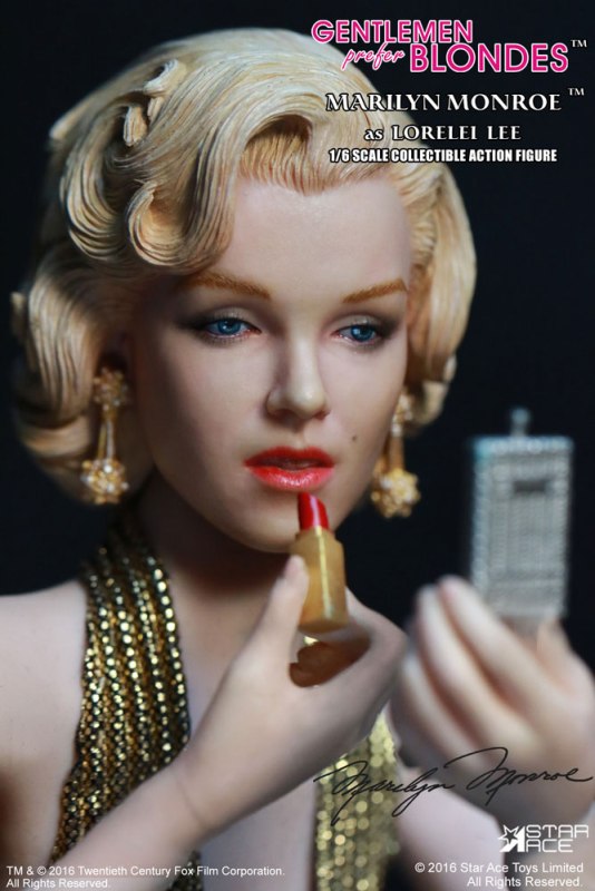 1/6 Marilyn Monroe "Lorelei Lee" Gold Dress ver.