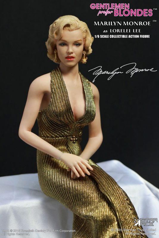 1/6 Marilyn Monroe "Lorelei Lee" Gold Dress ver.