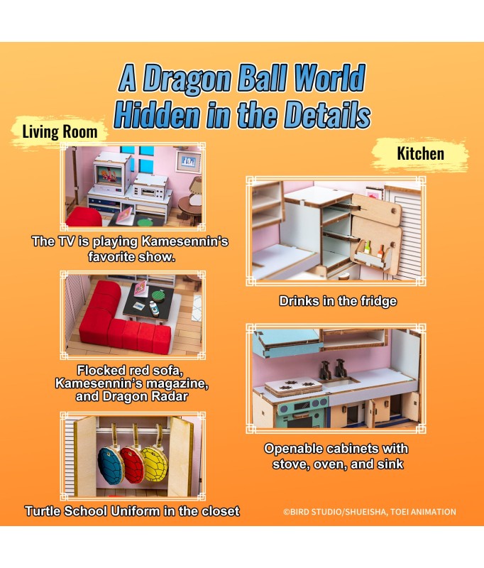 Construction kit - Dragon Ball - Kame House