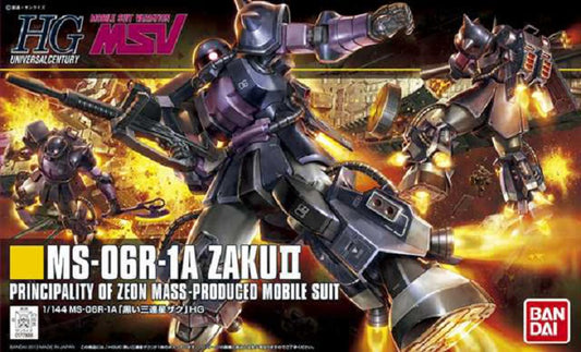 1/144 HGUC MS-06R-1A ZAKU II NOIR TRISTARS #151