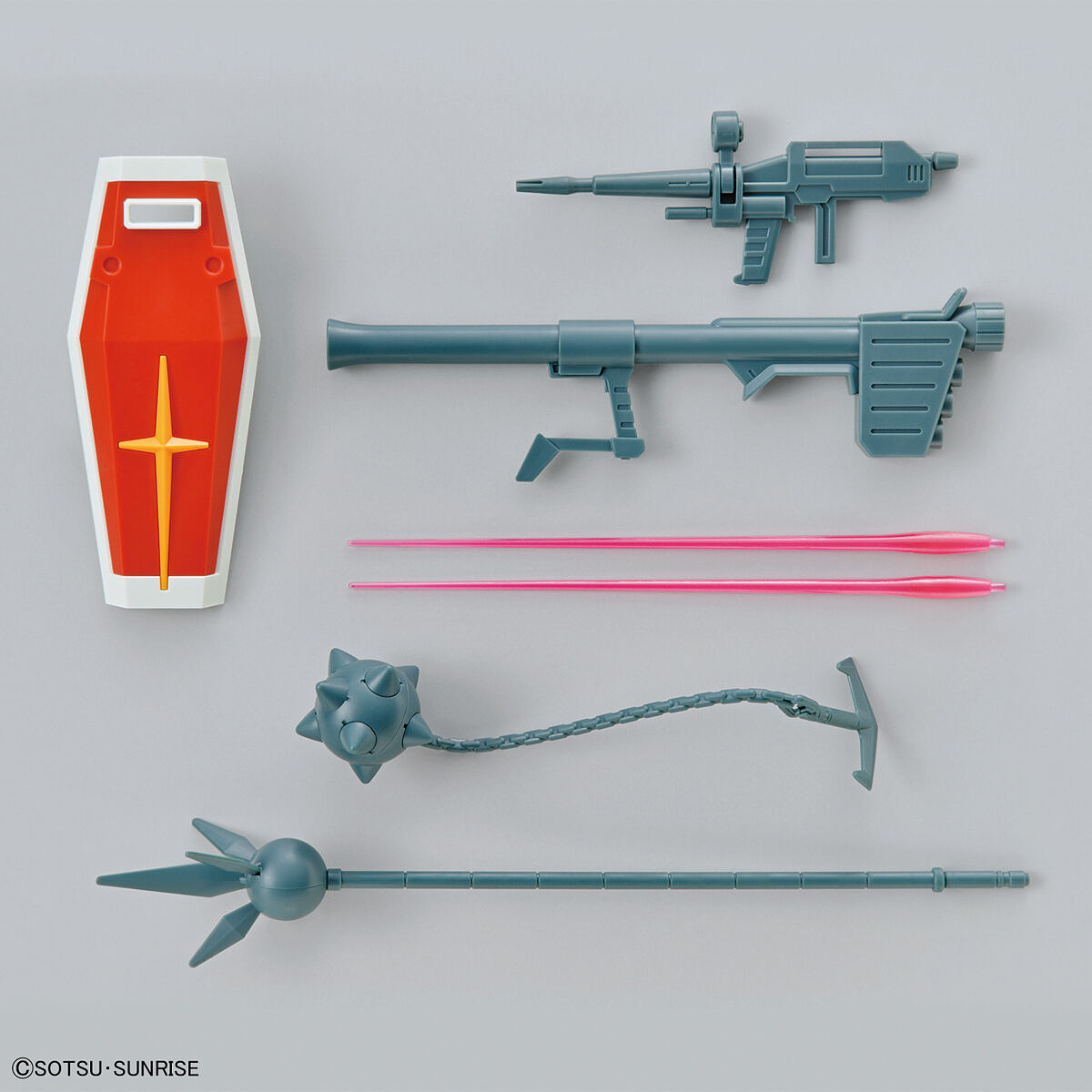 GUNDAM RX-78-2 DE QUALITÉ D'ENTRÉE (ENSEMBLE D'ARMES COMPLET)