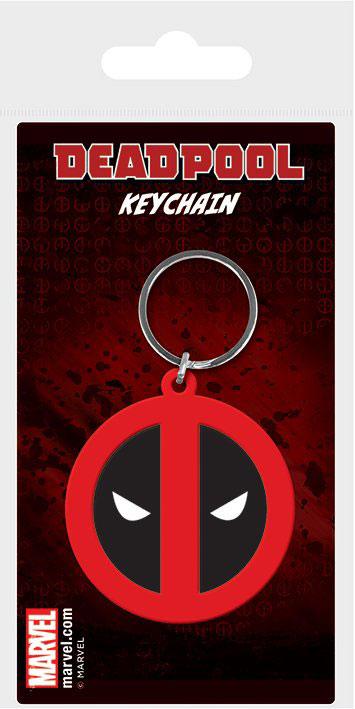 Marvel Comics Portachiavi in gomma Deadpool Simbolo 6 cm
