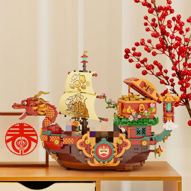 Construction Kit - 18009 - Fortune Dragon Ship