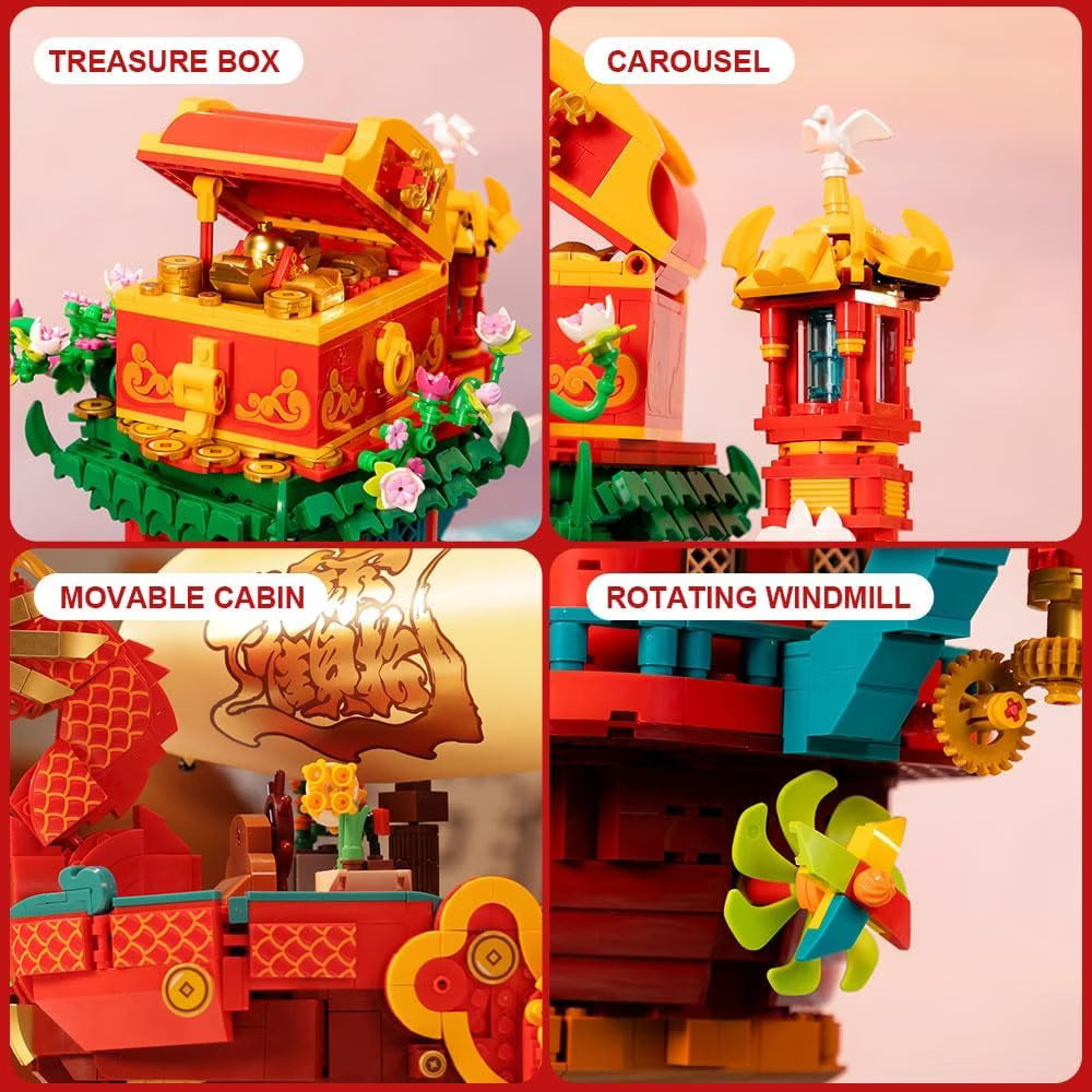 Construction Kit - 18009 - Fortune Dragon Ship