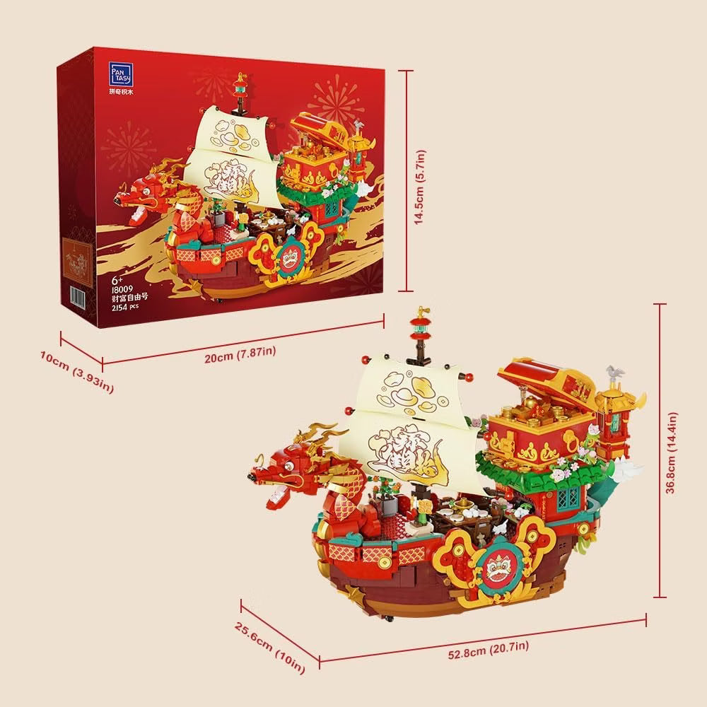 Construction Kit - 18009 - Fortune Dragon Ship