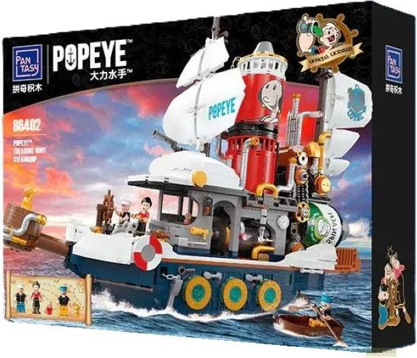 Construction Kit - Popeye - 86402 - Popeye Treasure Hunt Steamship