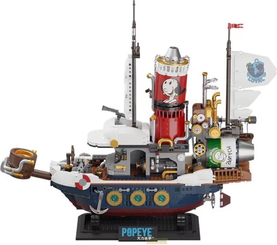 Construction Kit - Popeye - 86402 - Popeye Treasure Hunt Steamship