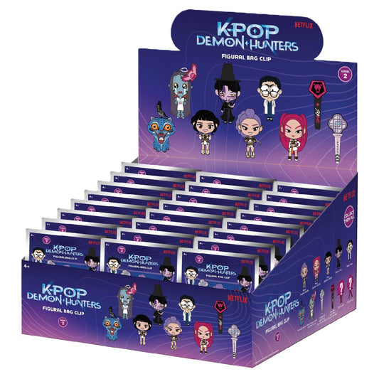 Keychain - Blind Box - KPop Demon Hunters - Foam Bag Clip Series 2