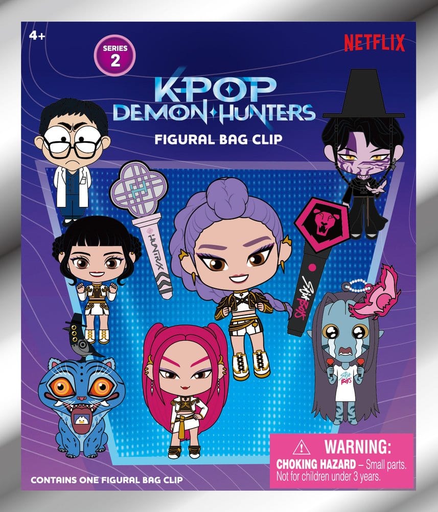 Keychain - Blind Box - KPop Demon Hunters - Foam Bag Clip Series 2