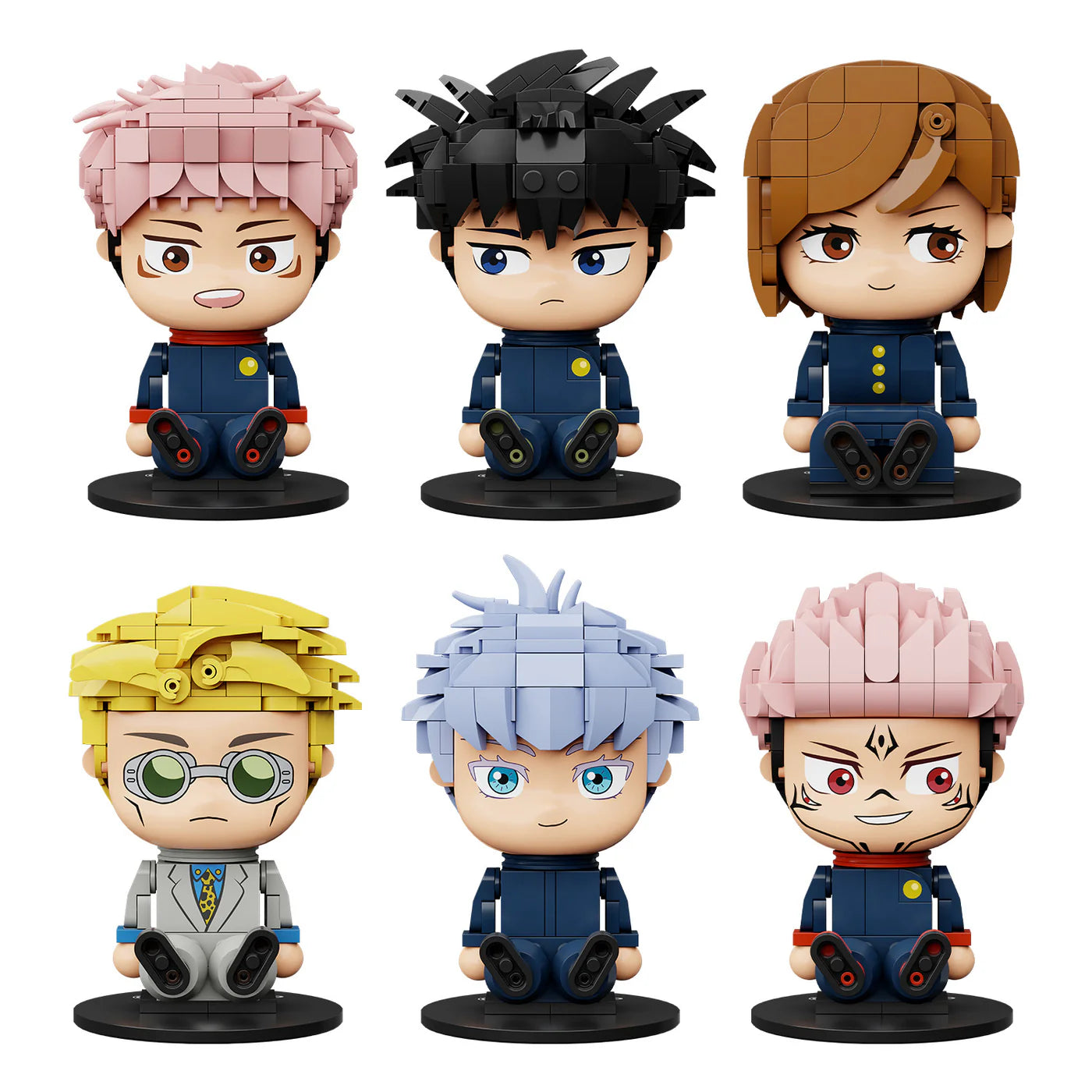Jujutsu Kaisen Puremind Building Block Sitting Baby Series Blind Box Asst 6pcs