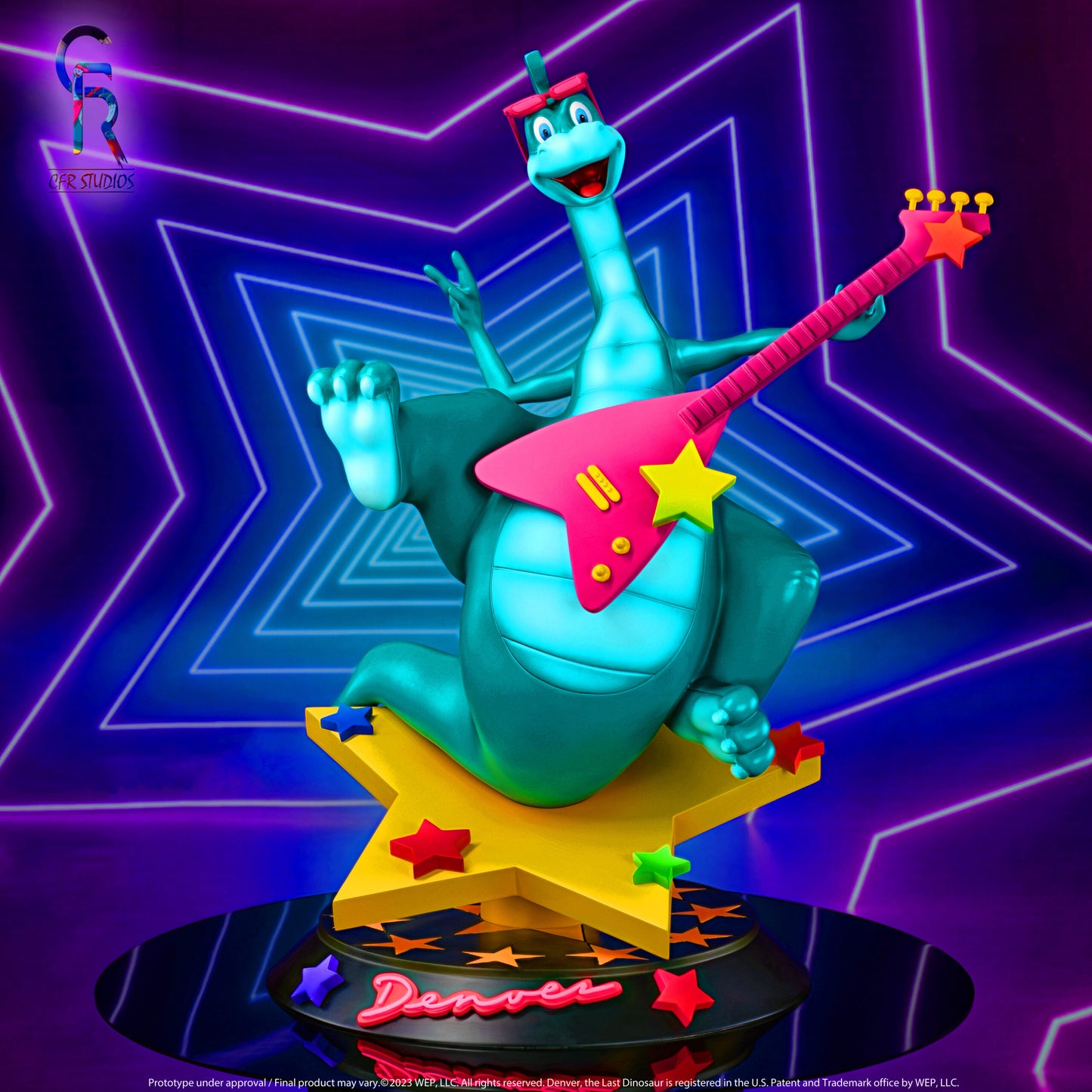 Denver Le Dernier Dinosaure Statue 1/6 Denver Rockstar 42cm