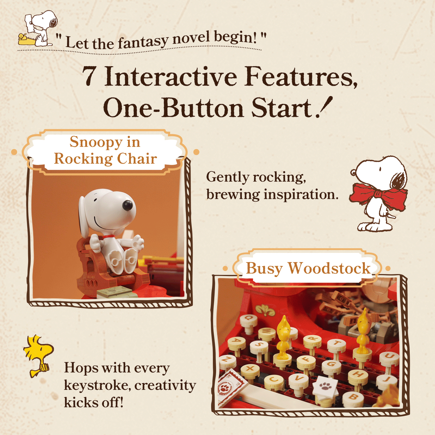 Pantasy x Snoopy Typewriter 86917