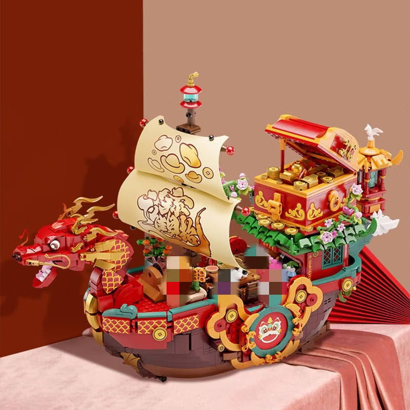 Construction Kit - 18009 - Fortune Dragon Ship