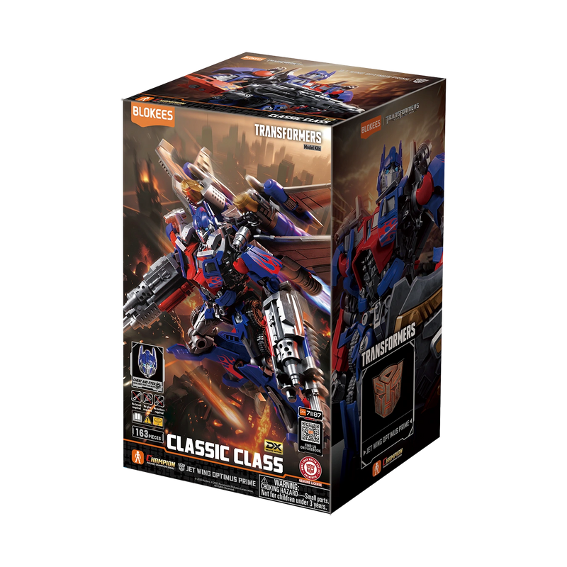 Transformers Blokees Classic Class 21 Movie 3 Jet Wing Optimus Prime