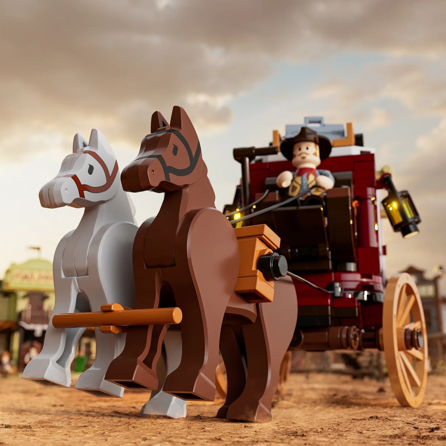 Lumibricks The Old West 14006 Western Stagecoach