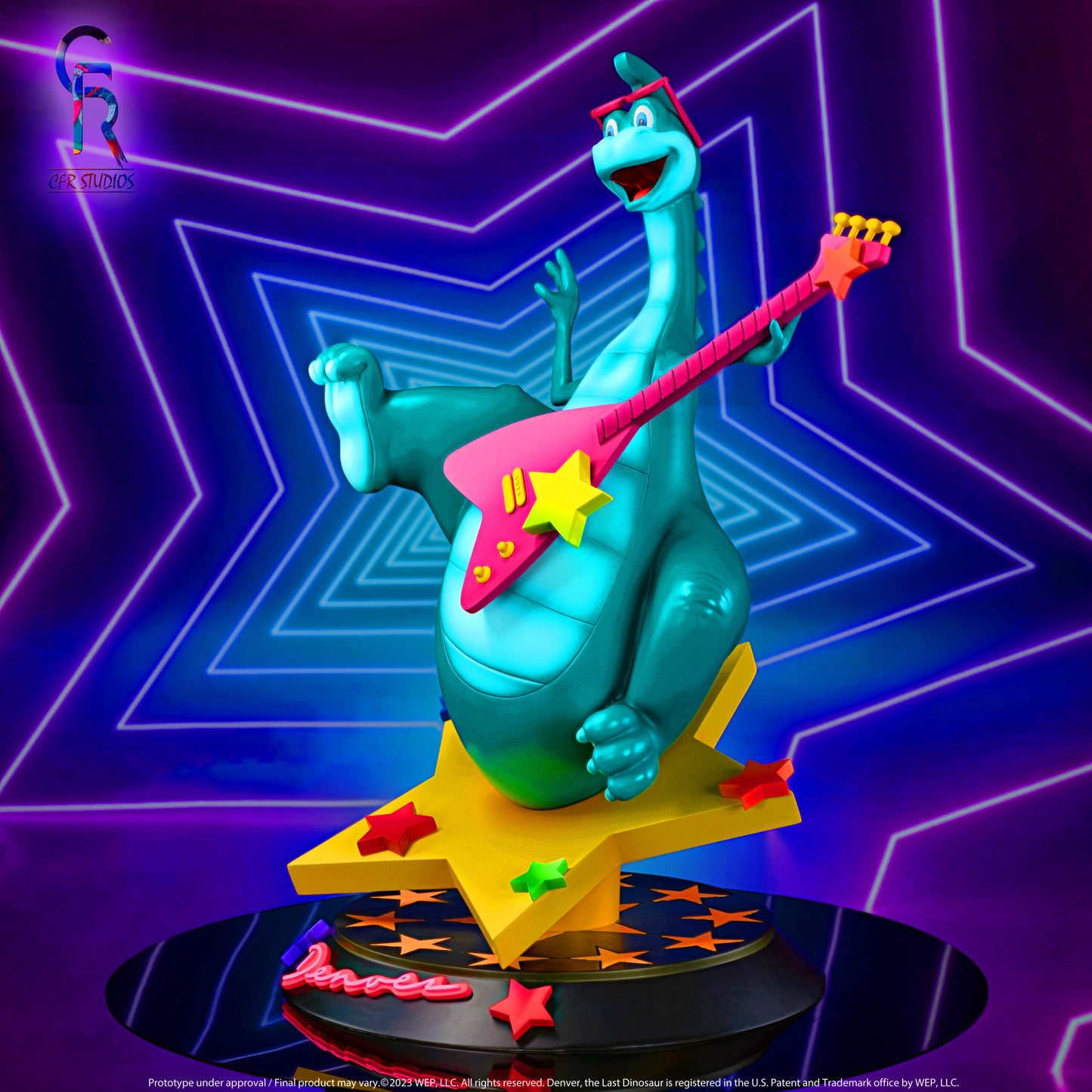 Denver Le Dernier Dinosaure Statue 1/6 Denver Rockstar 42cm
