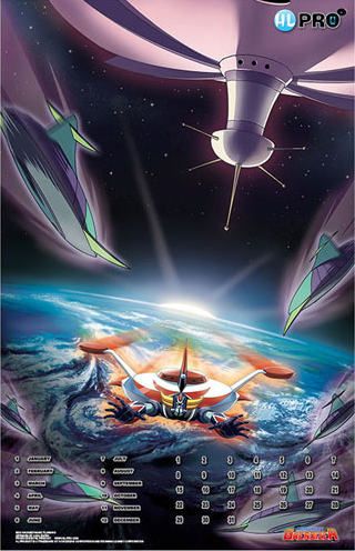 Calendar - UFO Robot Grendizer - Foes