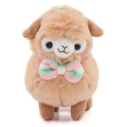 Plush - Cute pets - Alpaca - Kids Fuwa Moko - Brown