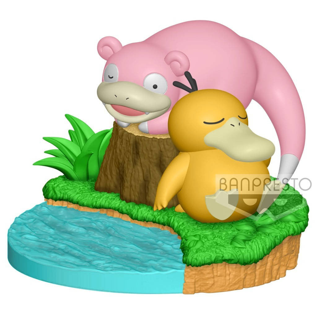 Static Figure - Relax Time - Pokemon - Slowpoke & Psyduck