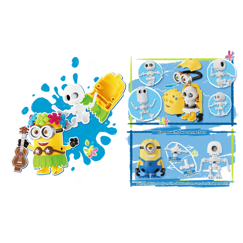 Minions Blokees Mokoo Series 02 Minions-N-Disguise Asst 6pcs