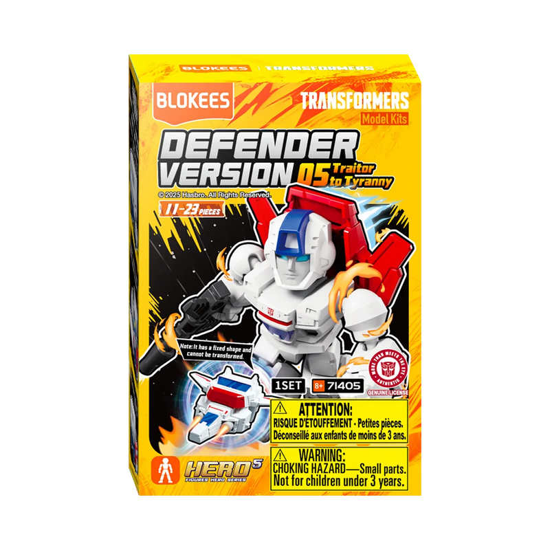 Transformers Blokees Defender Version 05  Traitor To Tyranny Asst 12pcs