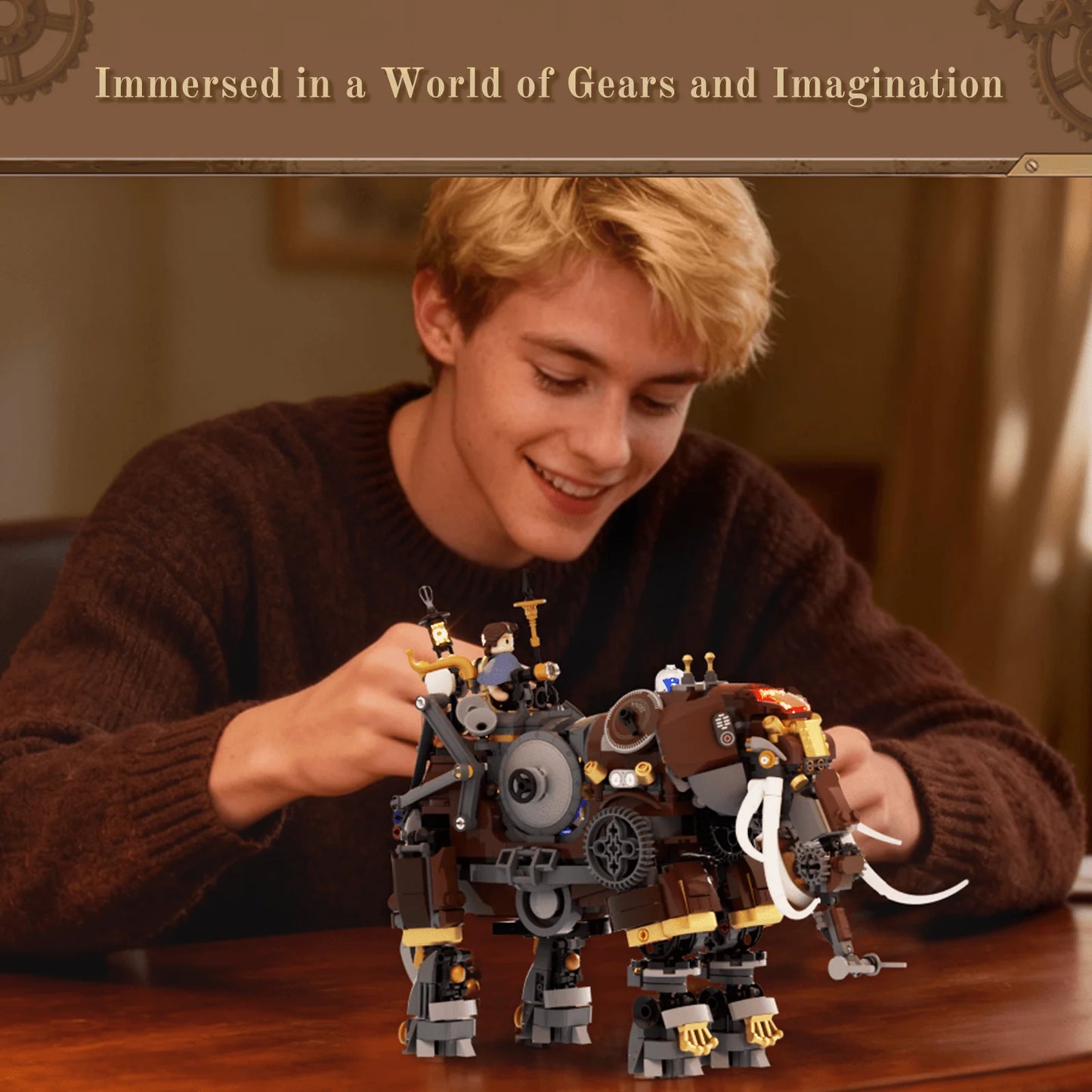 Lumibricks Steampunk World 11014 Steamphant