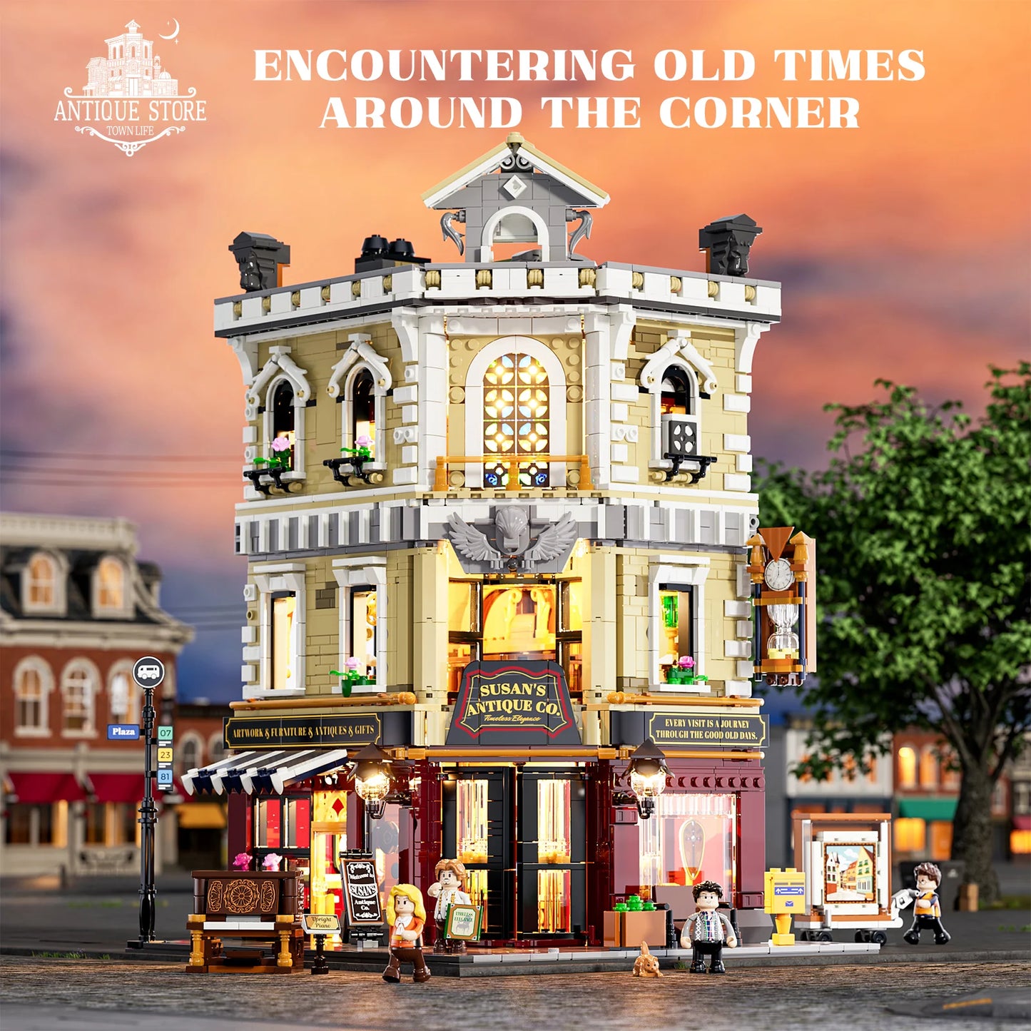 Lumibricks Town Life 15003 Antique Store (Antique Co.)