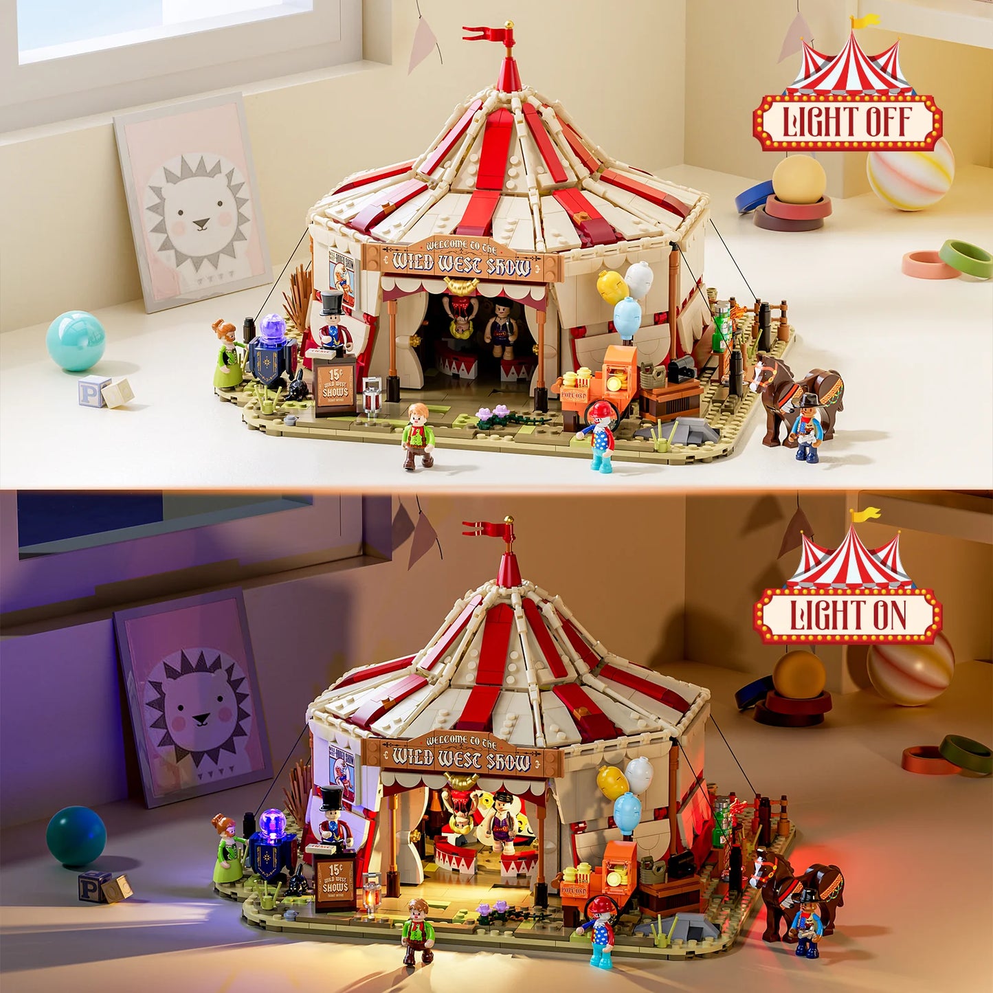 Lumibricks The Old West 14010 Traveling Circus