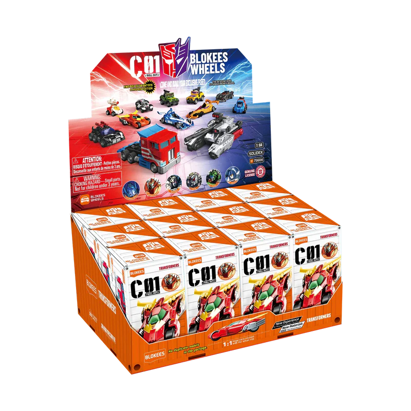 Transformers Blokees Wheels C01 Roll Out  asst 12pcs