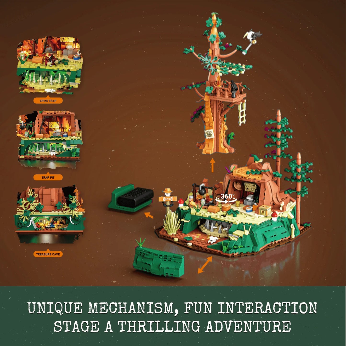 Lumibricks The Old West 14012 Sequoia Bandit Camp