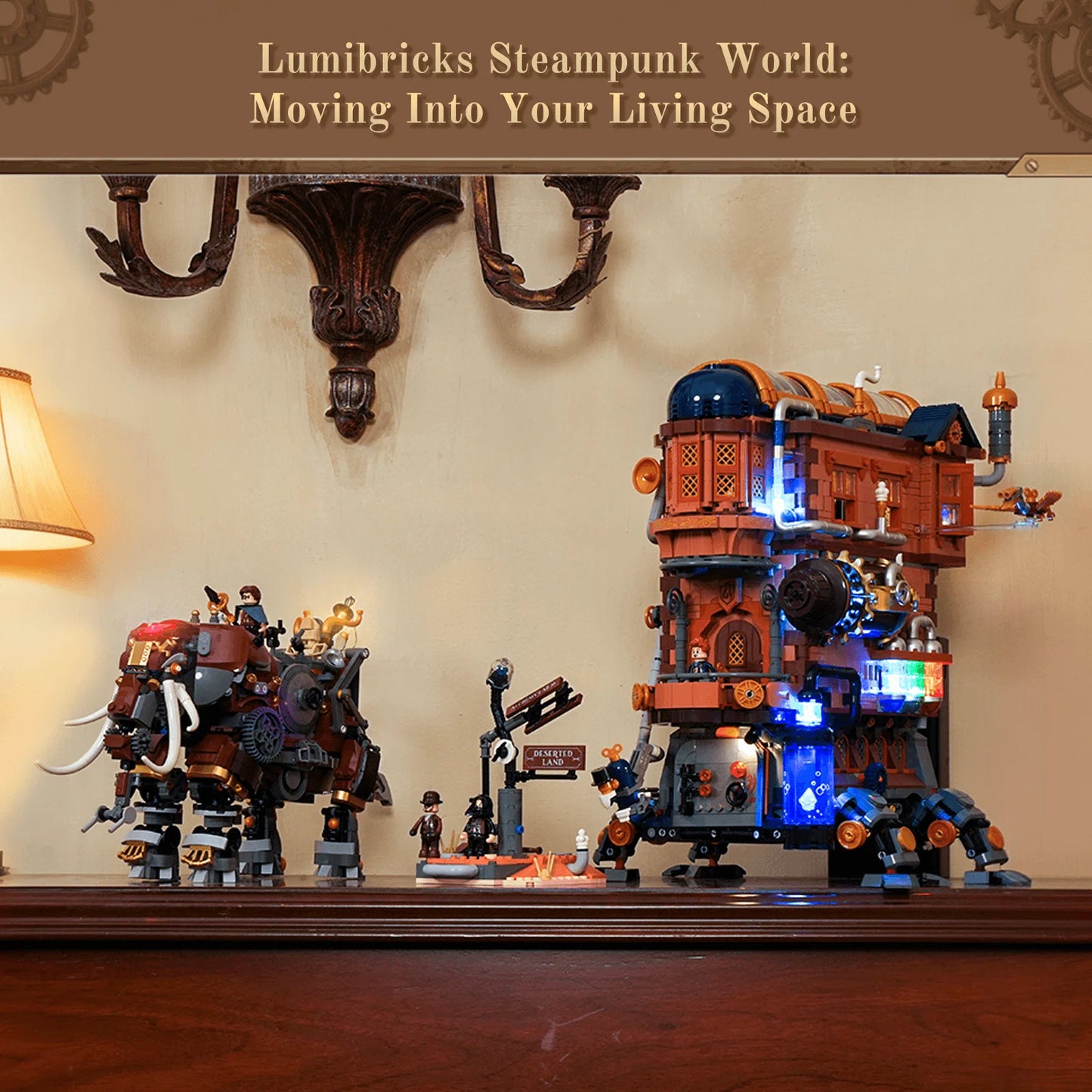 Lumibricks Steampunk World 11014 Steamphant