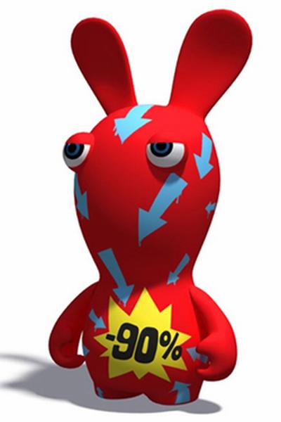Static Figure - Raving Rabbids - Sale Rabbid