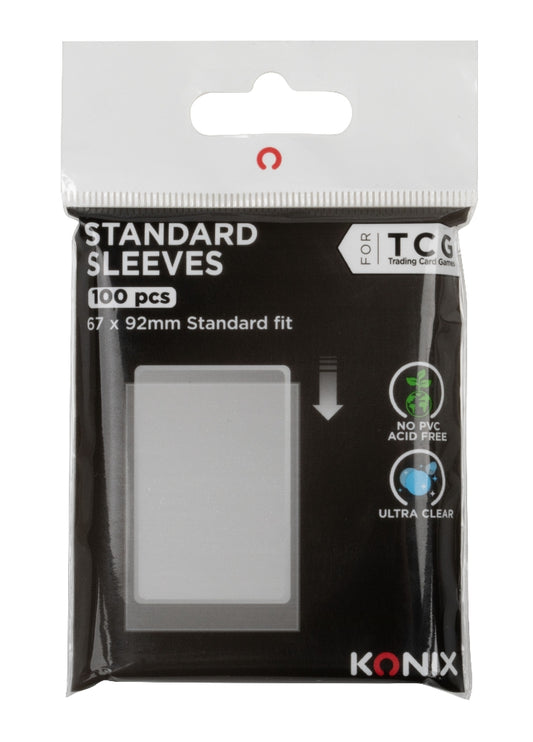 Sleeves - TCG - Standard Fit Sleeves (100 pcs.) - Clear