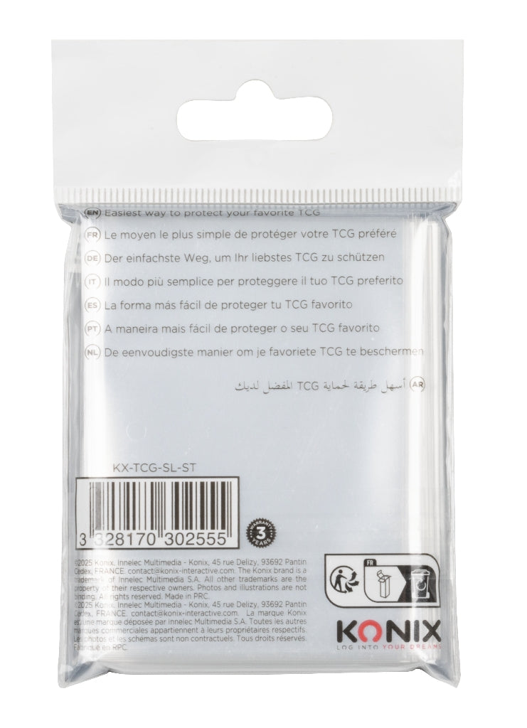 Sleeves - TCG - Standard Fit Sleeves (100 pcs.) - Clear
