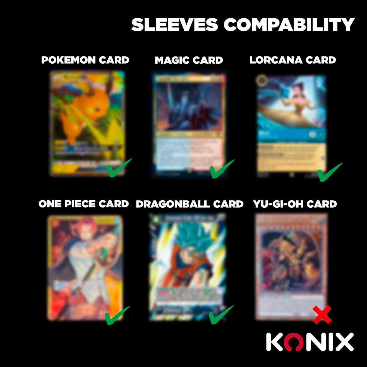 Sleeves - TCG - Standard Fit Sleeves (100 pcs.) - Clear