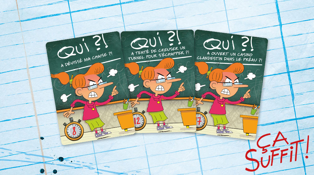 Card game - Party Game - Confrontation - Speed - That's enough !