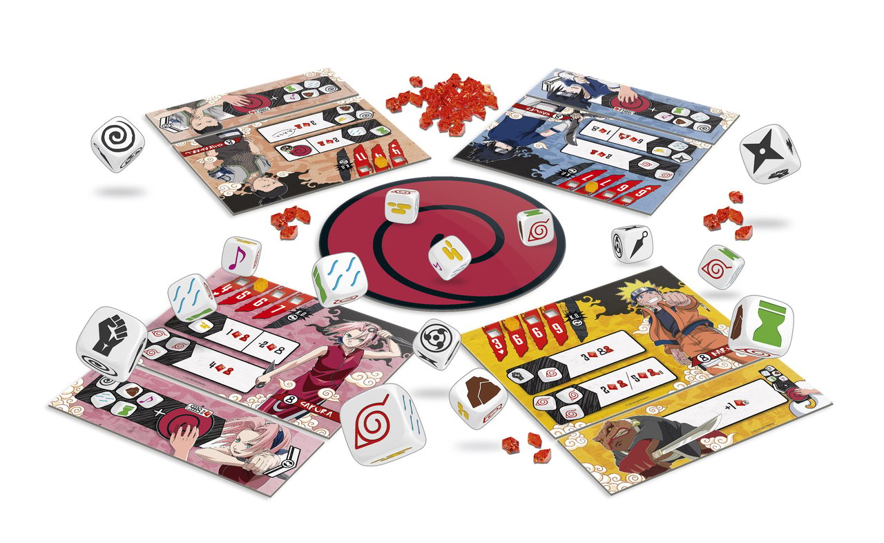 Card game - Confrontation - Dices - Speed - Naruto - Naruto - Ninja Arena