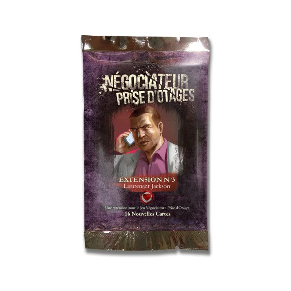 Card game - Investigation - Extension - Divers - Négociateur Prise d'Otages - Lieutenant Jackson