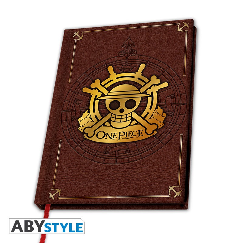 Notebook - One Piece - Skull - Brown