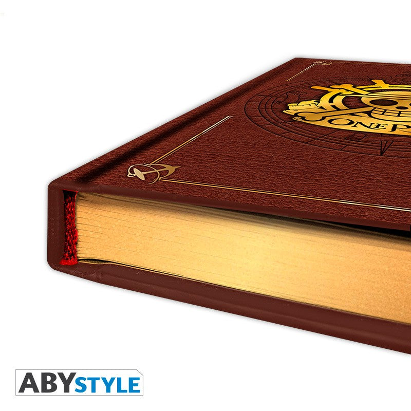 Notebook - One Piece - Skull - Brown