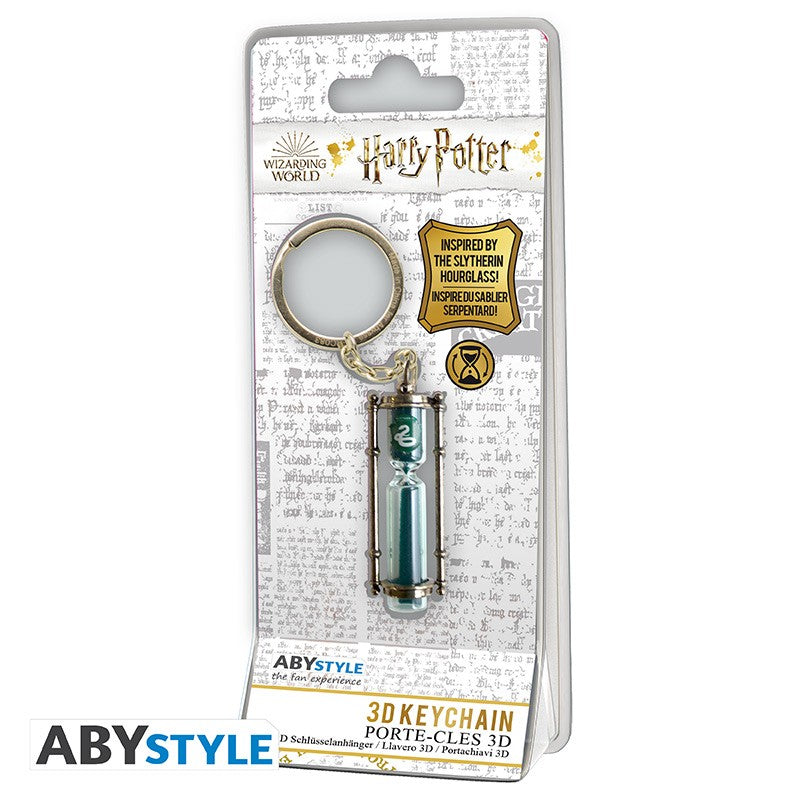 Keychain - 3D - Harry Potter - Slytherin - Green