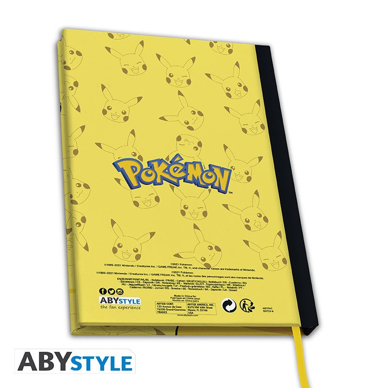 Notebook - Pokemon - Pikachu - Black