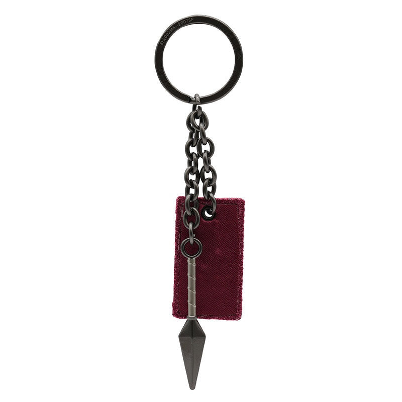 Keychain - 3D - Naruto - Kunai & Explosive Tag - Orange