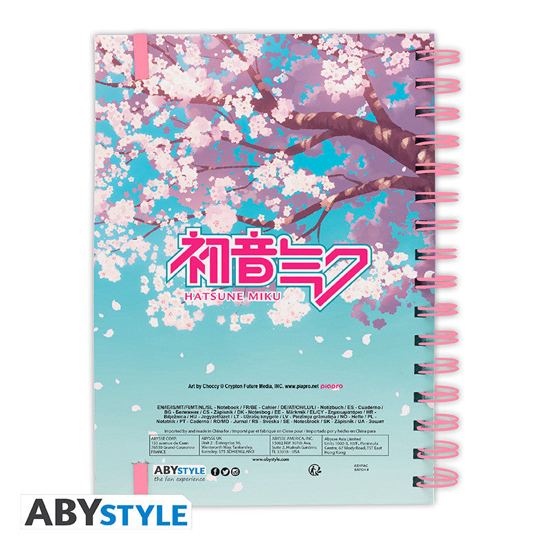 Notebook - Vocaloïd - Sakura - Hatsune Miku